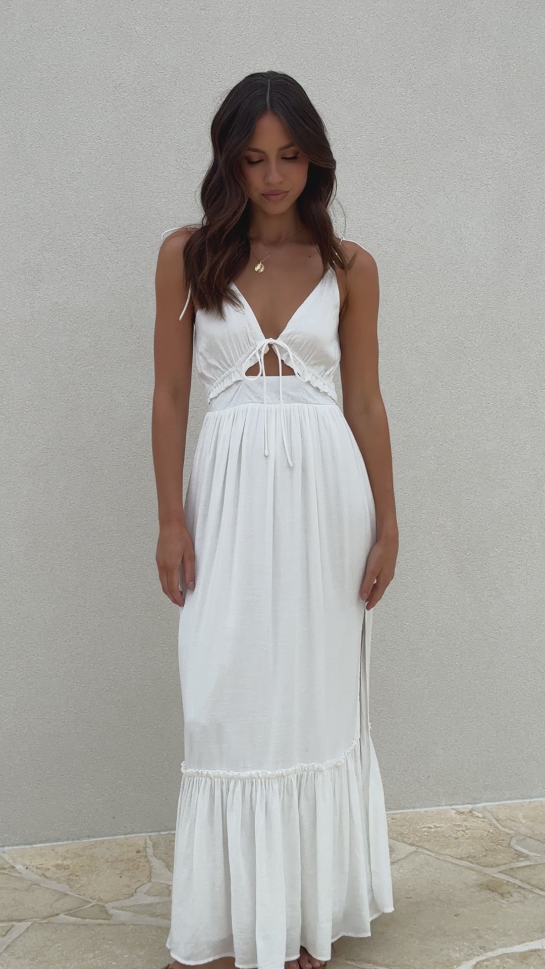 Lille Maxi Dress - White