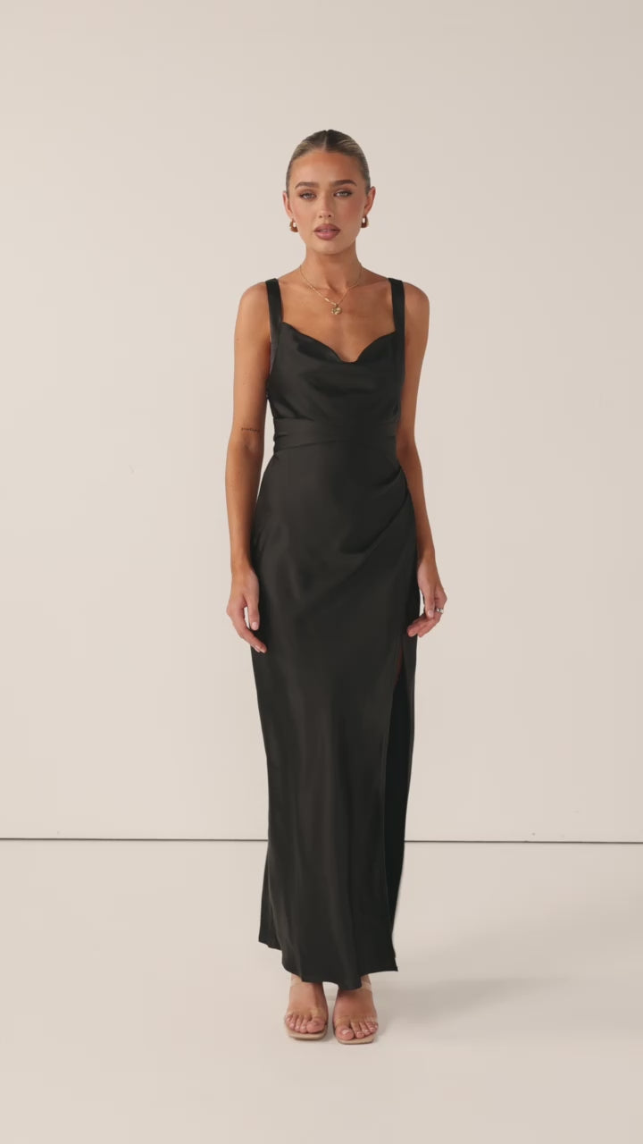Zendaya Maxi Dress - Black - Billy J