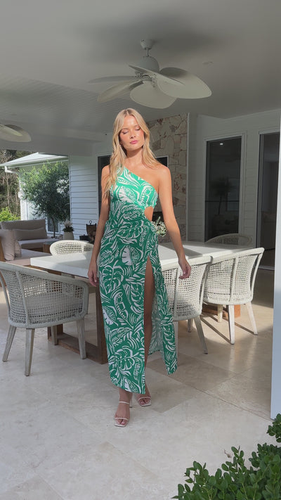 Load and play video in Gallery viewer, Cove Maxi Dress - Santino Green
