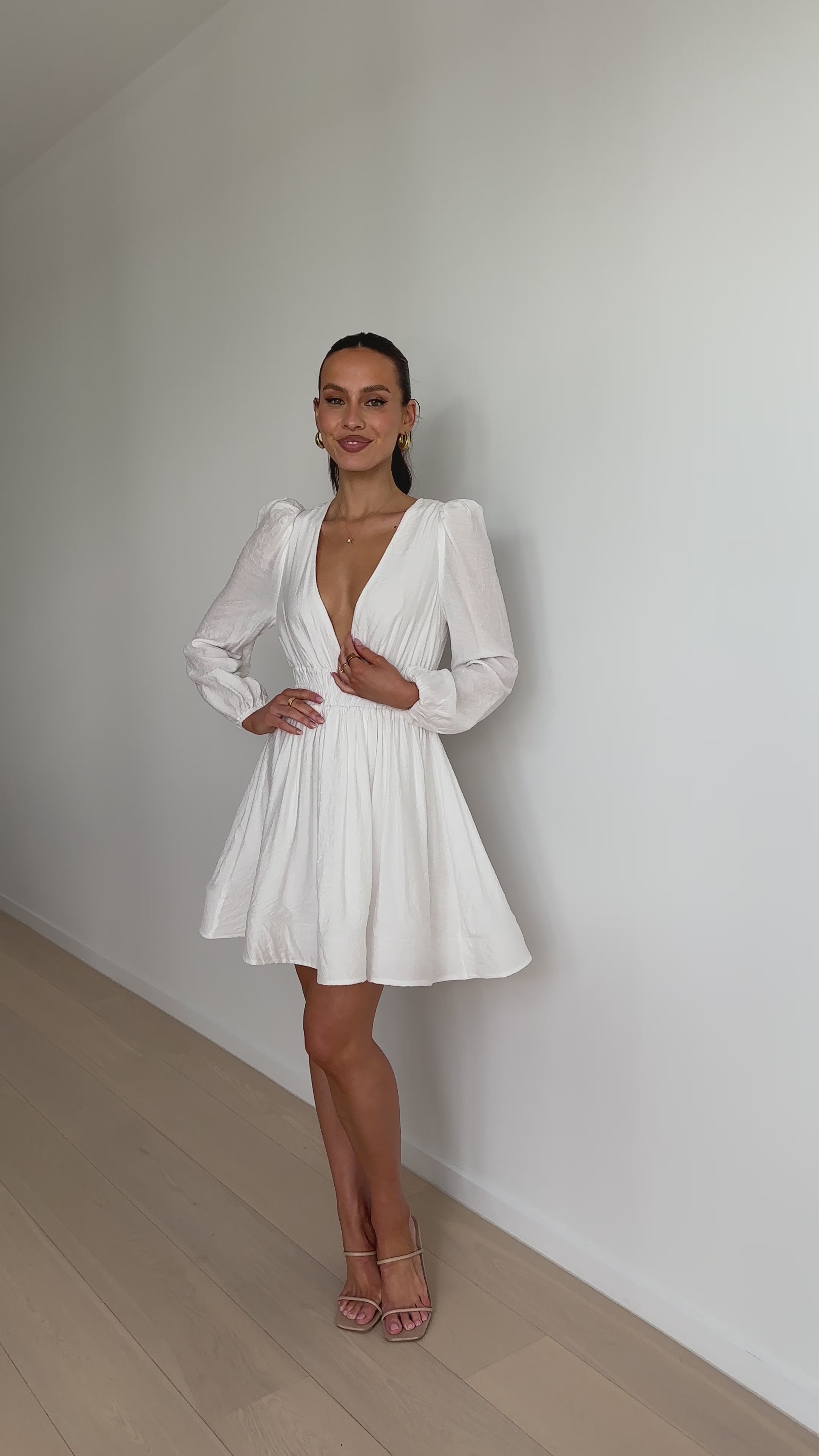 Charlotte Mini Dress - White