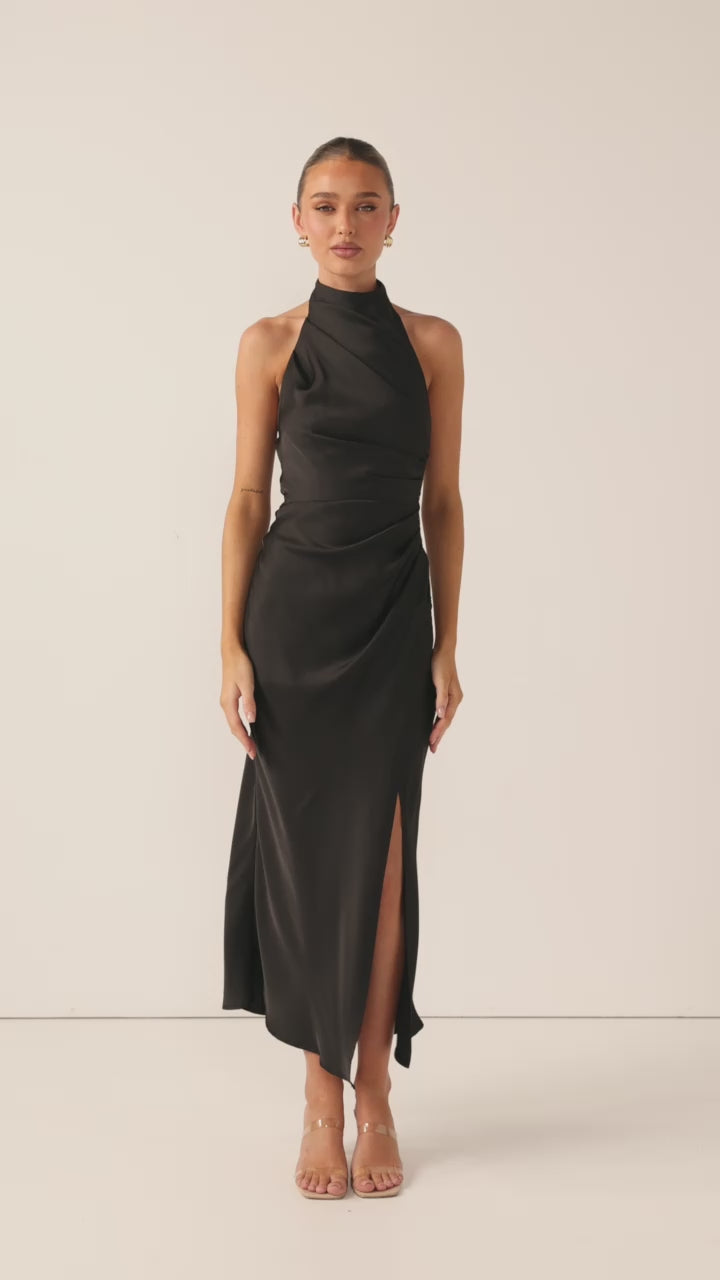 Kendall Maxi Dress - Black - Billy J