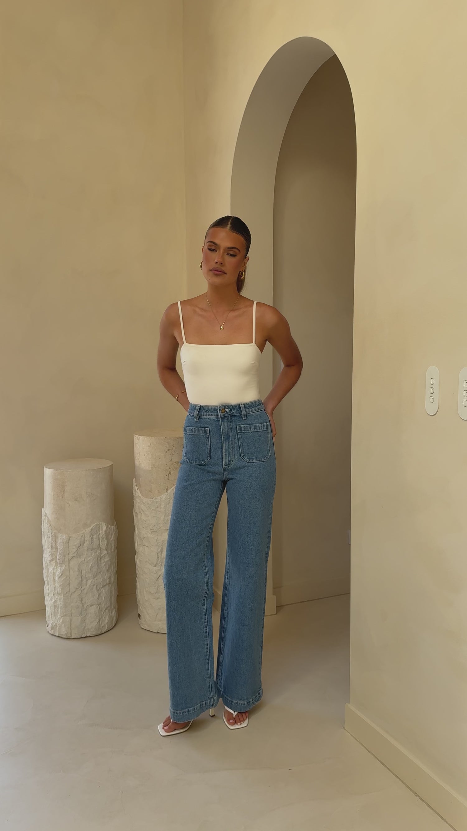 Amos Bodysuit - White - Billy J