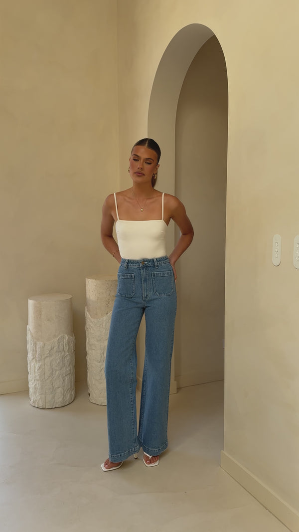 Amos Bodysuit - White - Billy J