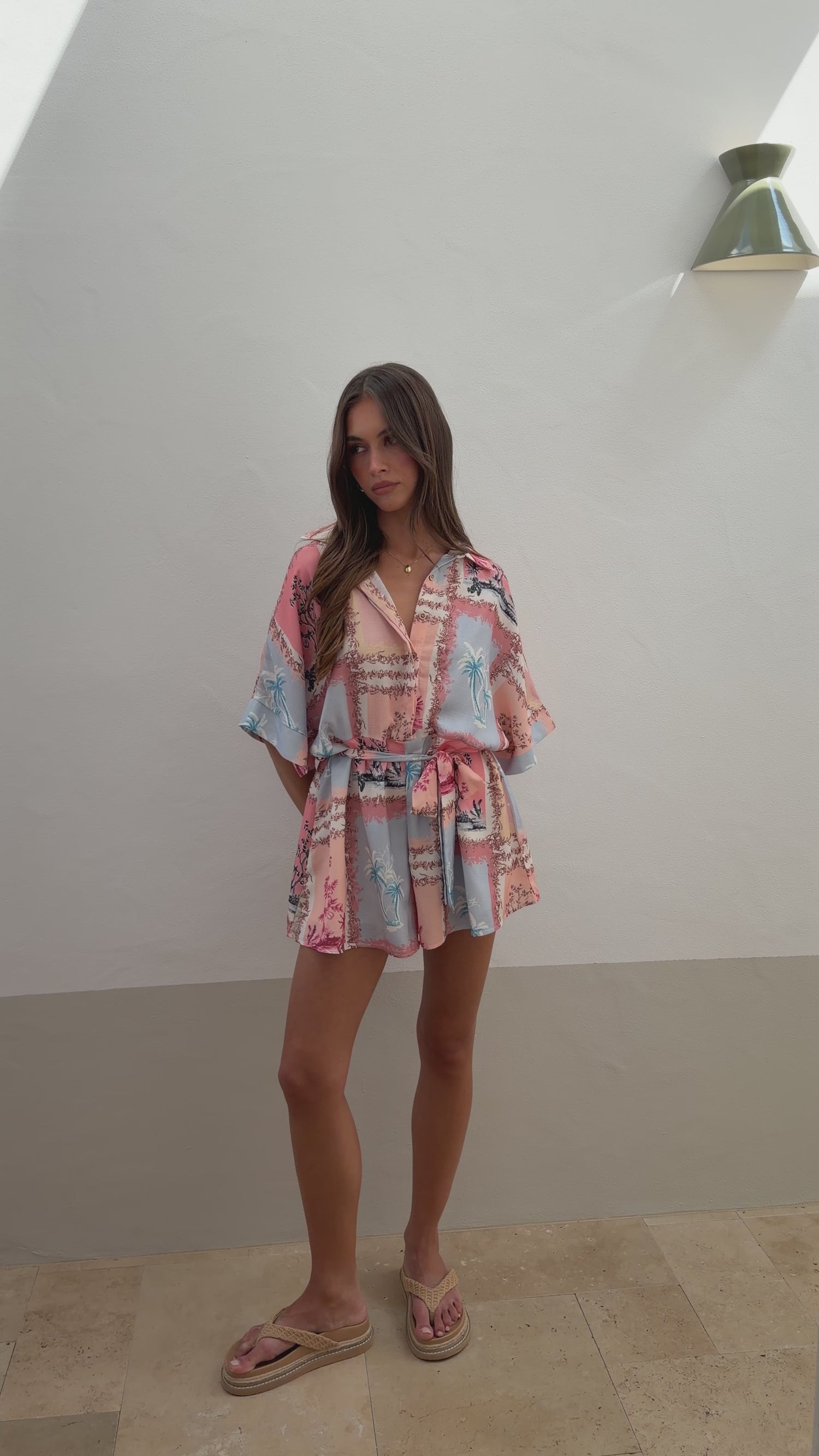 Carmen Playsuit - Multi Print - Billy J