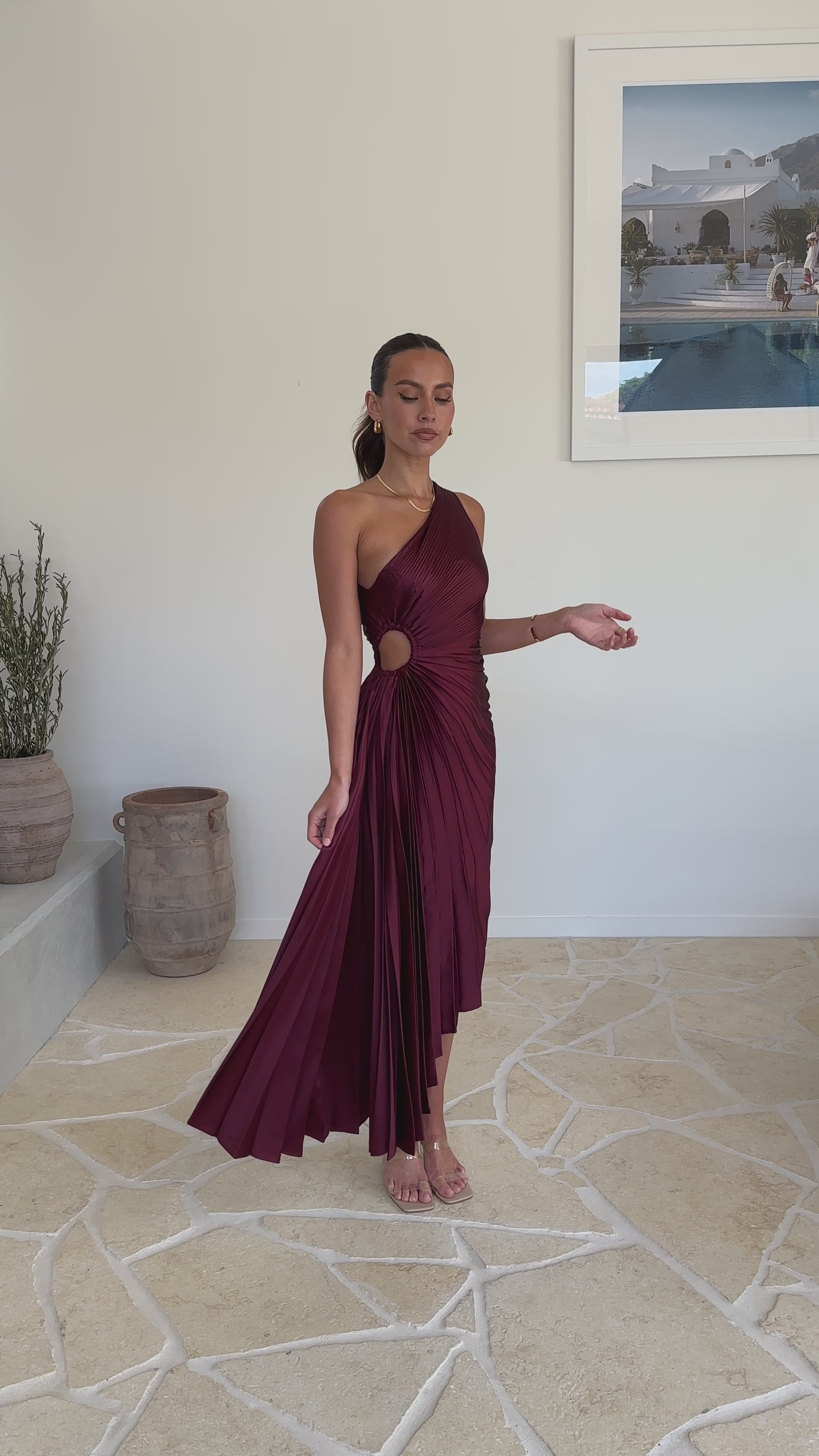 Olivia Maxi Dress - Wine