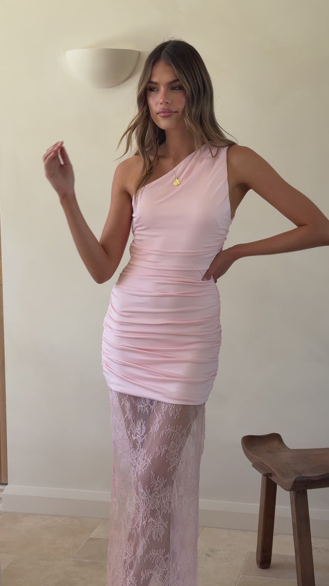 Estella Maxi Dress - Pink - Billy J