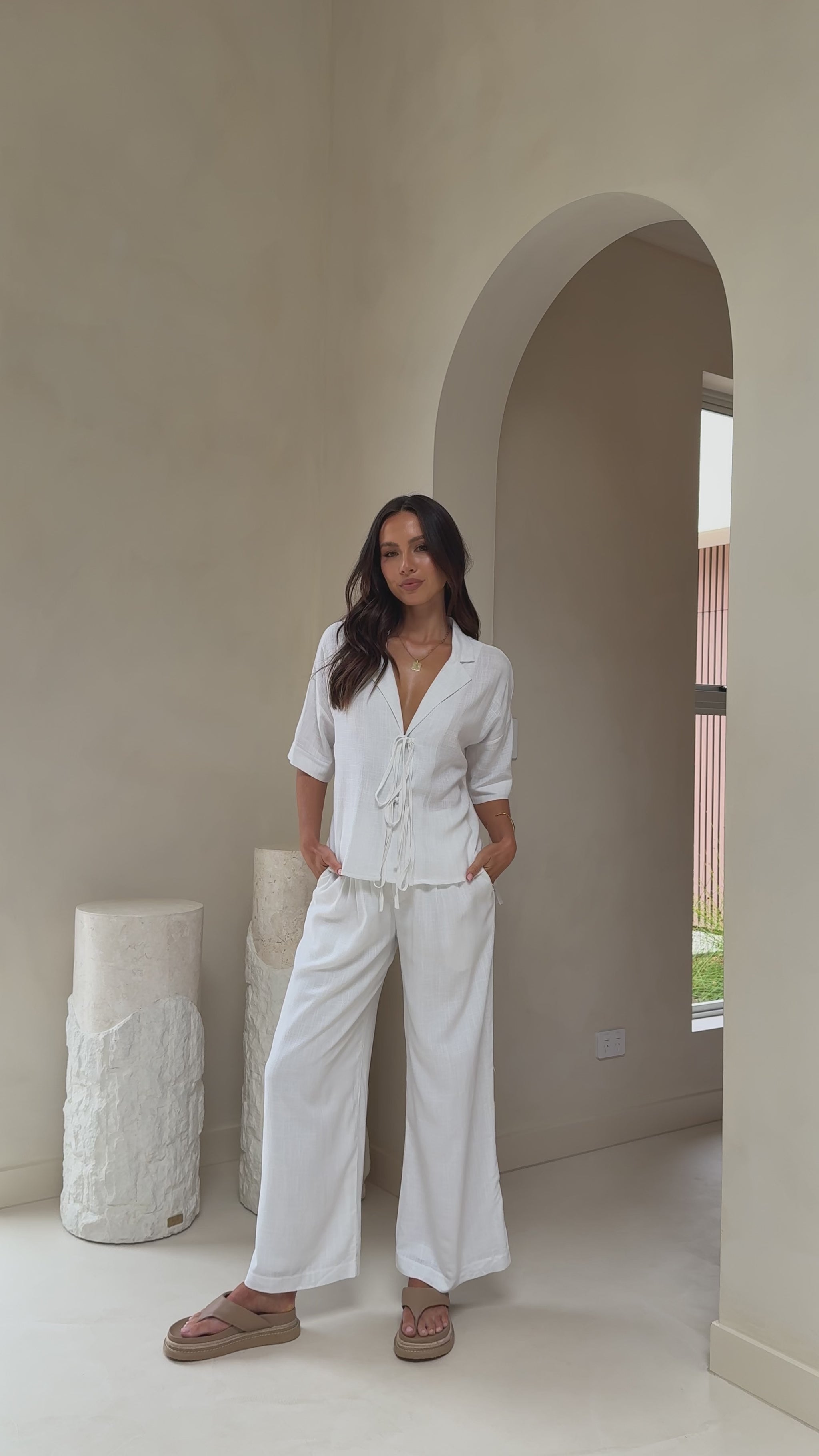 Louise Top - White - Billy J
