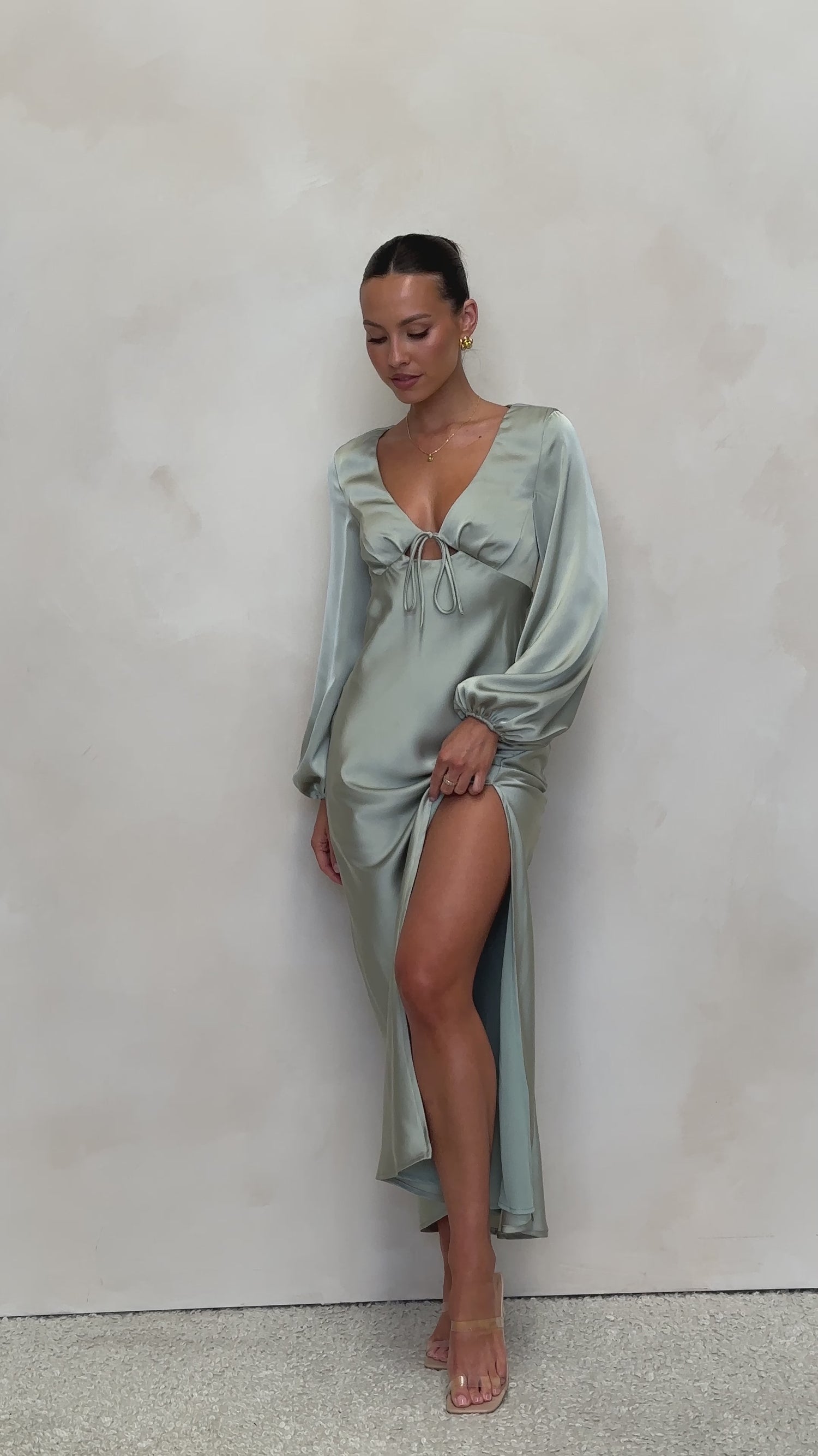 Brigitte Maxi Dress - Sage - Billy J