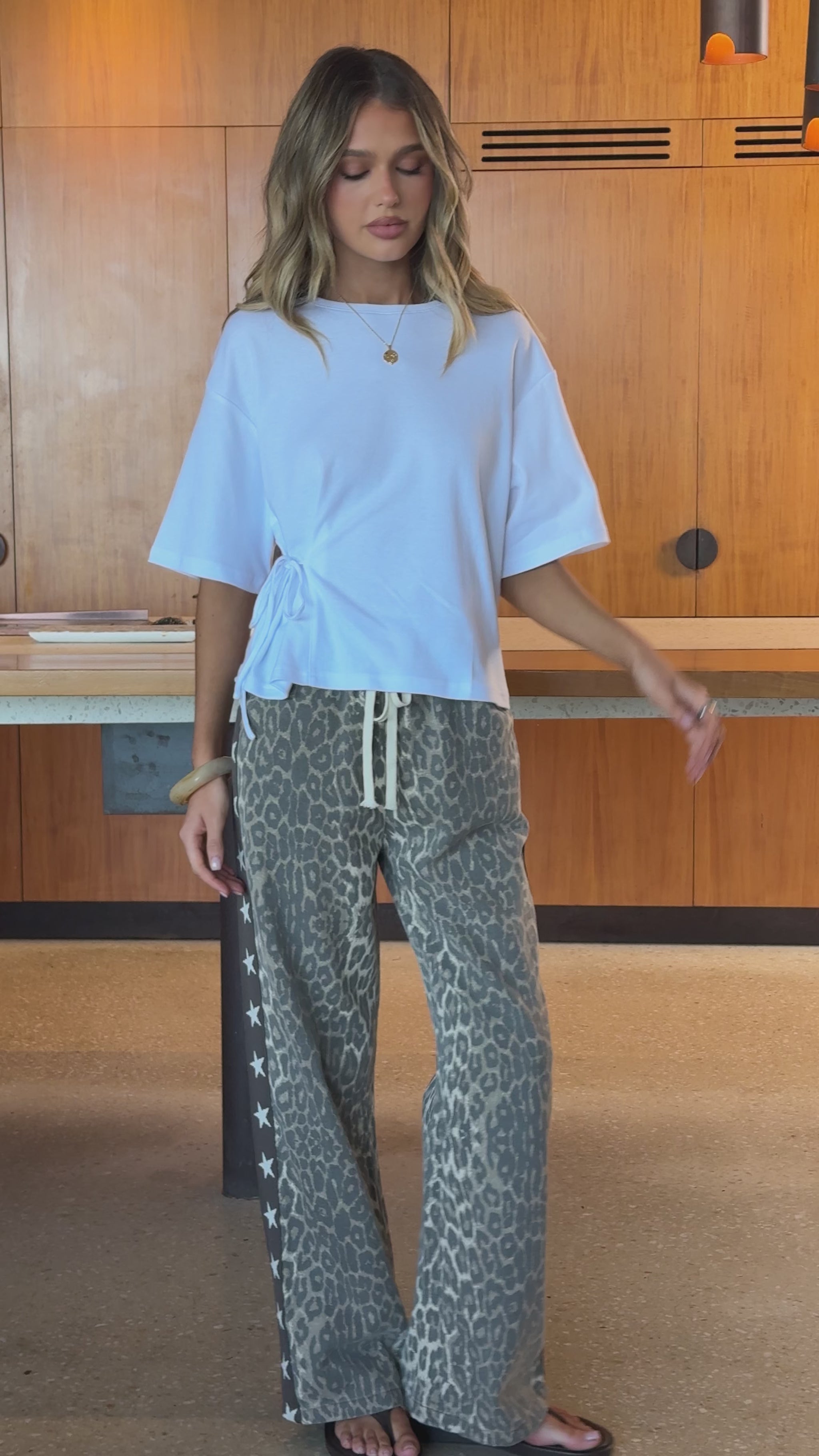 Vox Pants - Leopard and Star Print - Billy J
