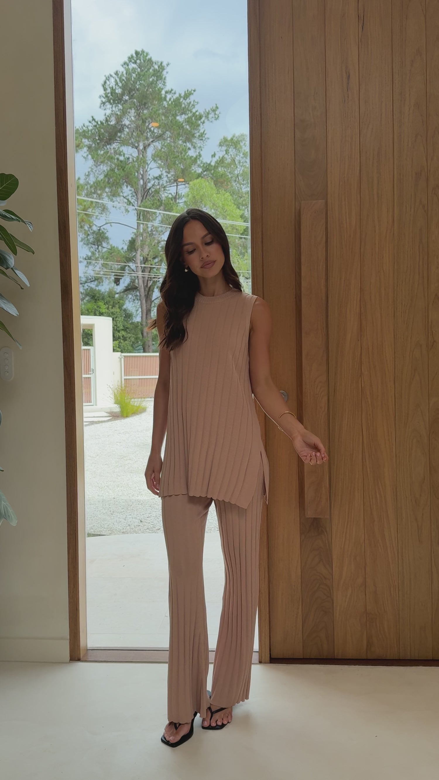 Megan Knit Top - Camel - Billy J