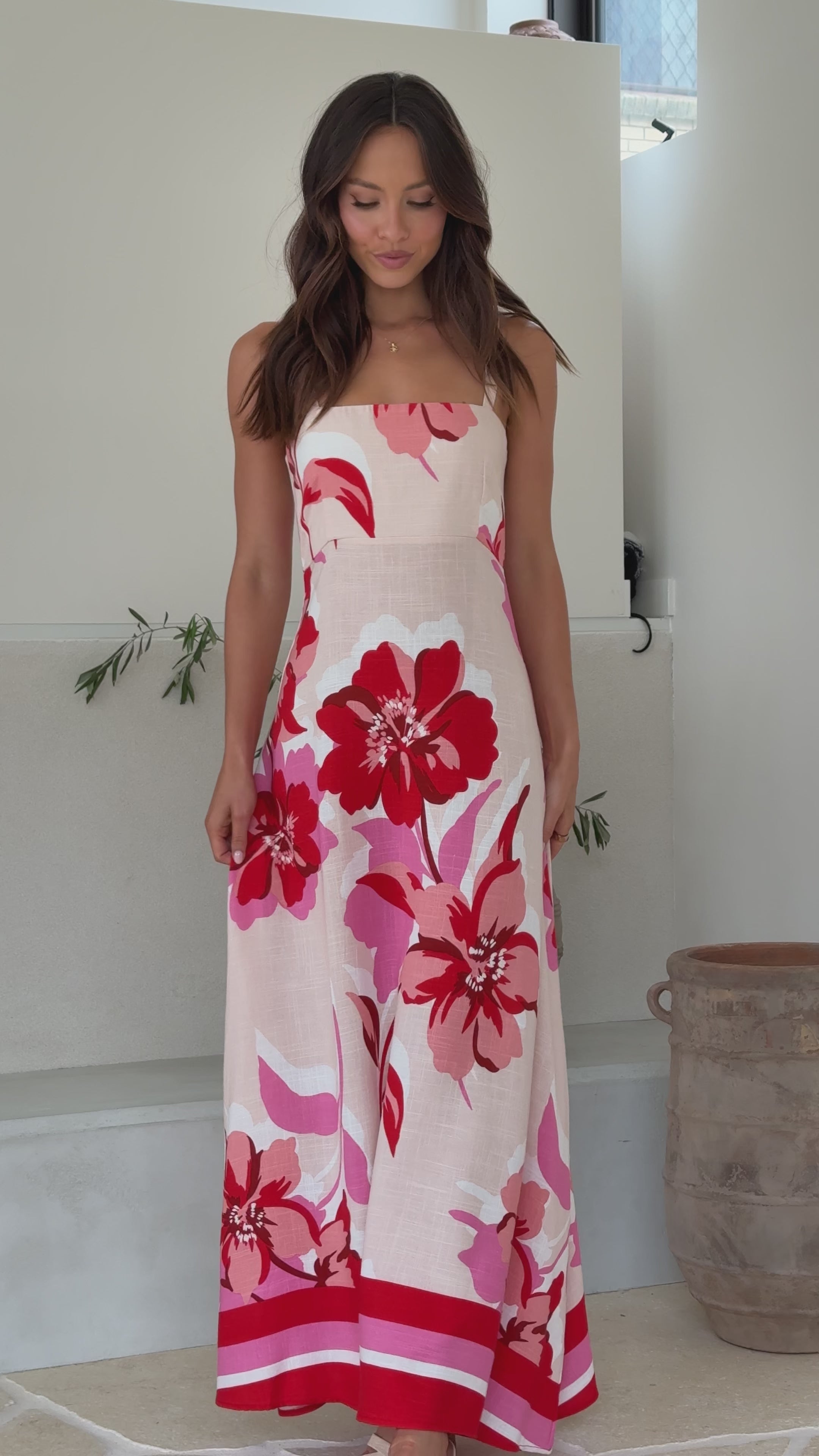 Vida Maxi Dress - Rosabel Print - Billy J