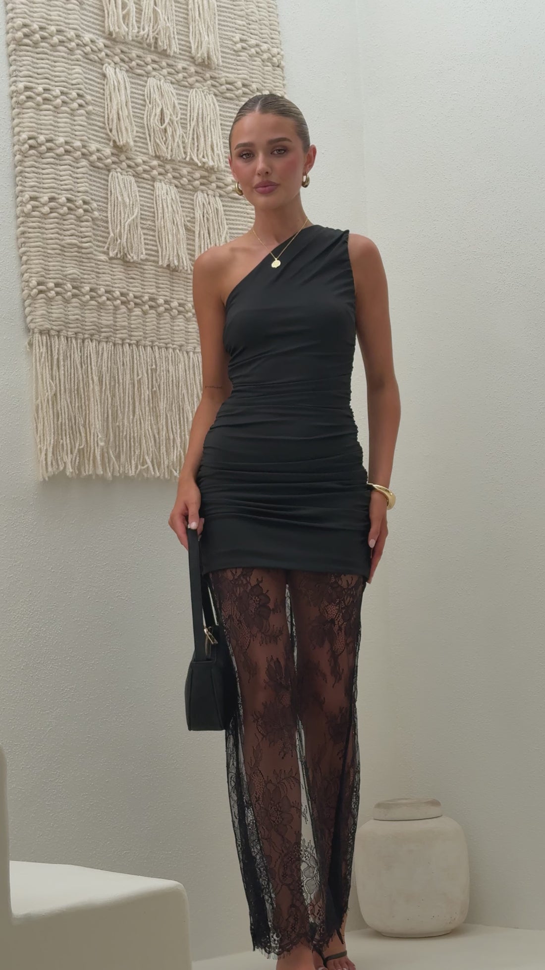 Estella Maxi Dress - Black - Billy J