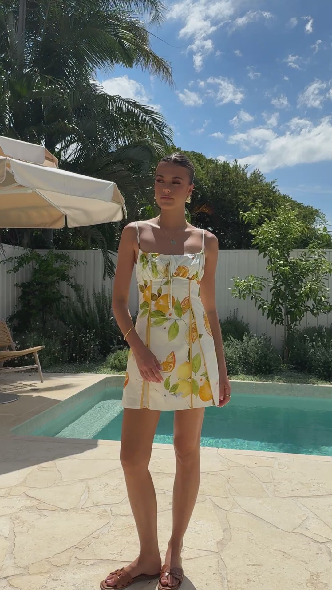 Agatha Mini Dress - Sunshine and Lemons - Billy J