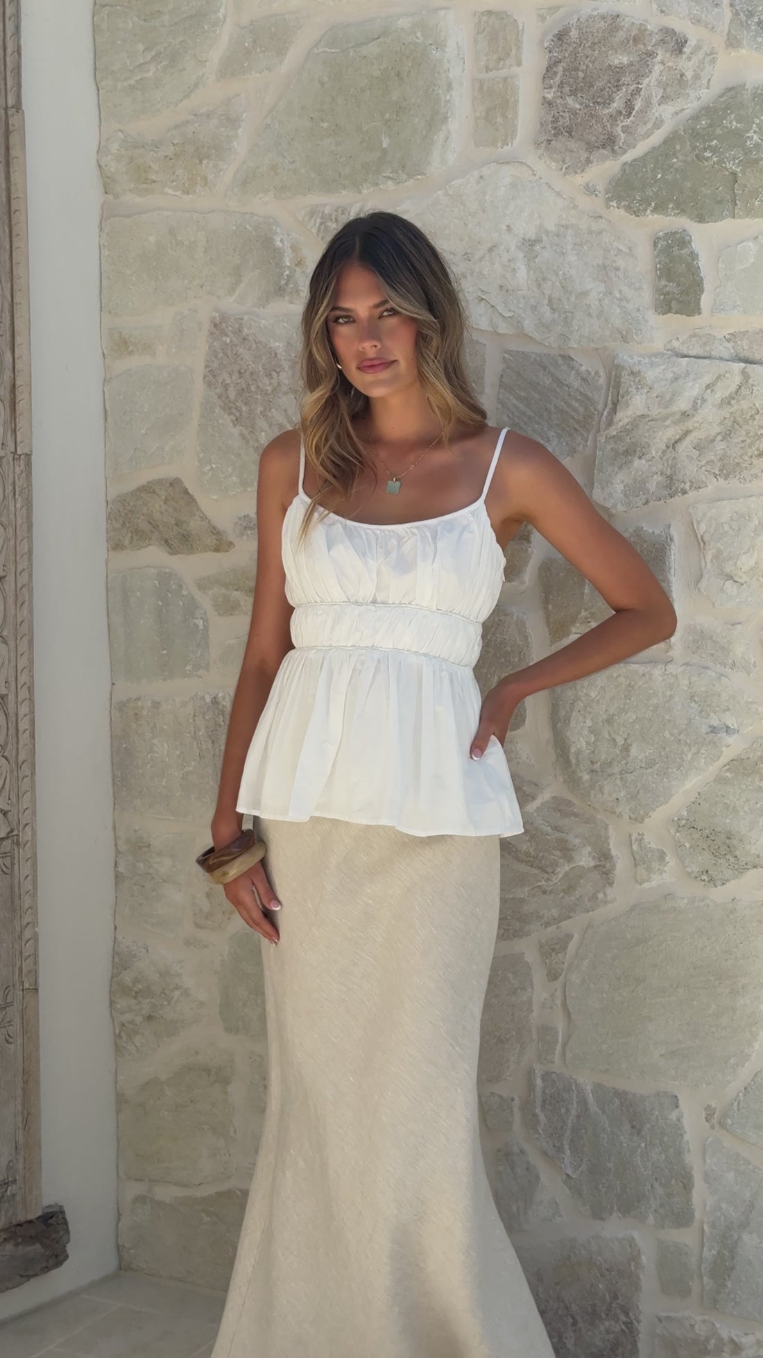 Piper Top - White - Billy J