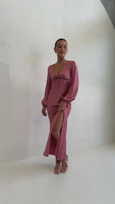 Load and play video in Gallery viewer, Brigitte Maxi Dress - Baked Rose
