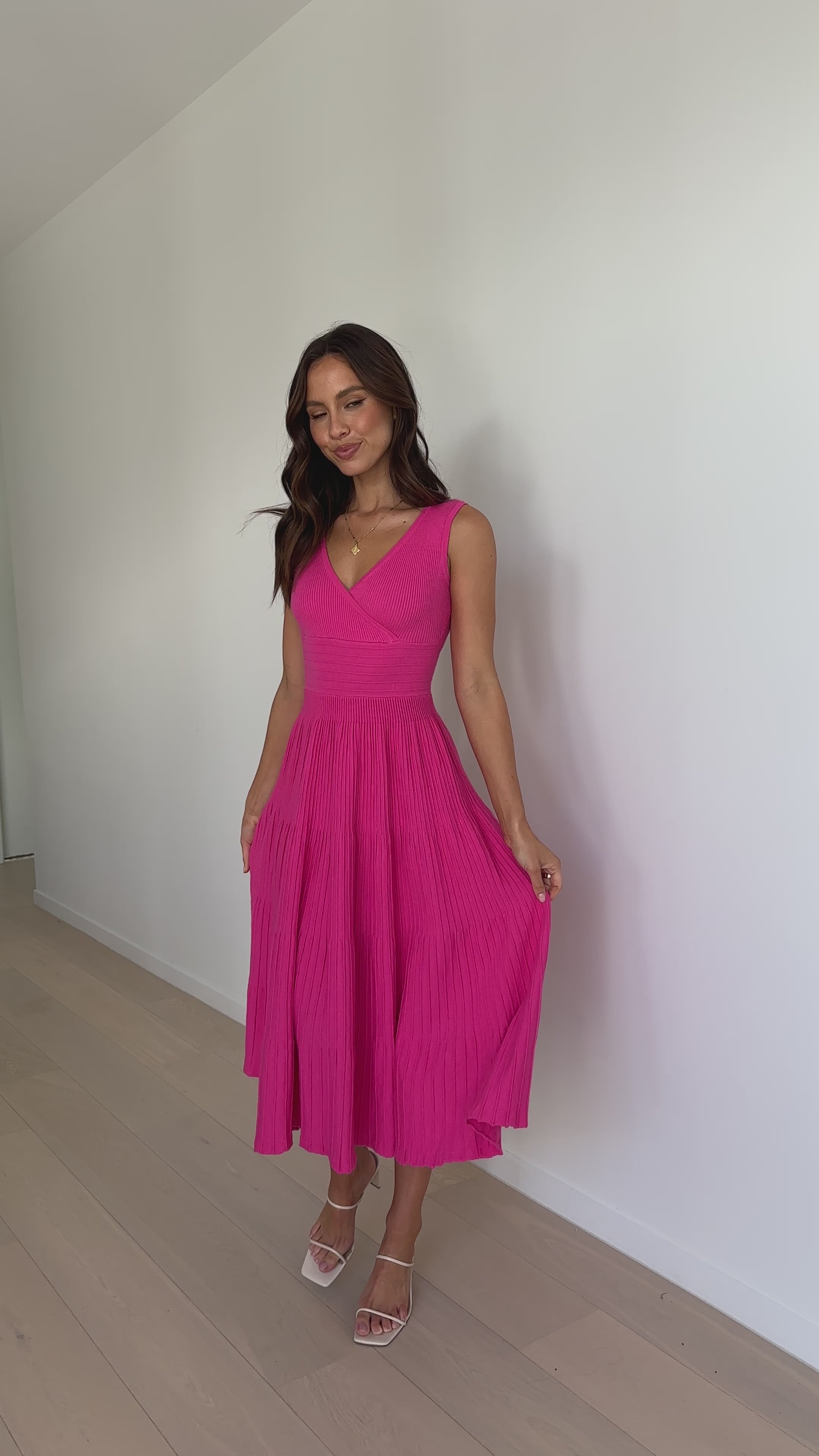 Jayde Knit Dress - Pink
