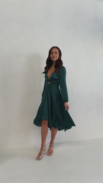 Load and play video in Gallery viewer, Starry Nights Dress - Emerald
