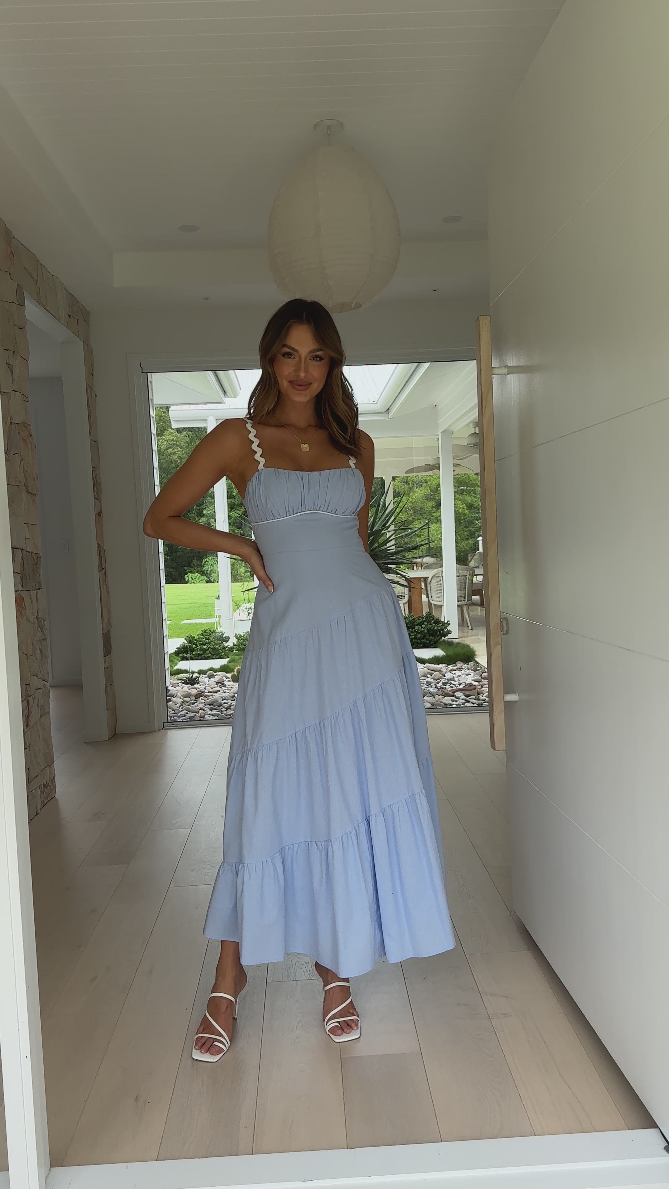 Carlita Maxi Dress - Blue