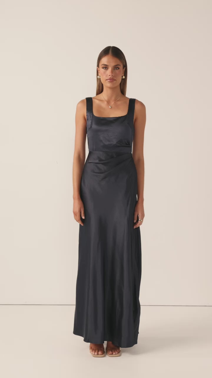 Alaria Maxi Dress - Navy - Billy J