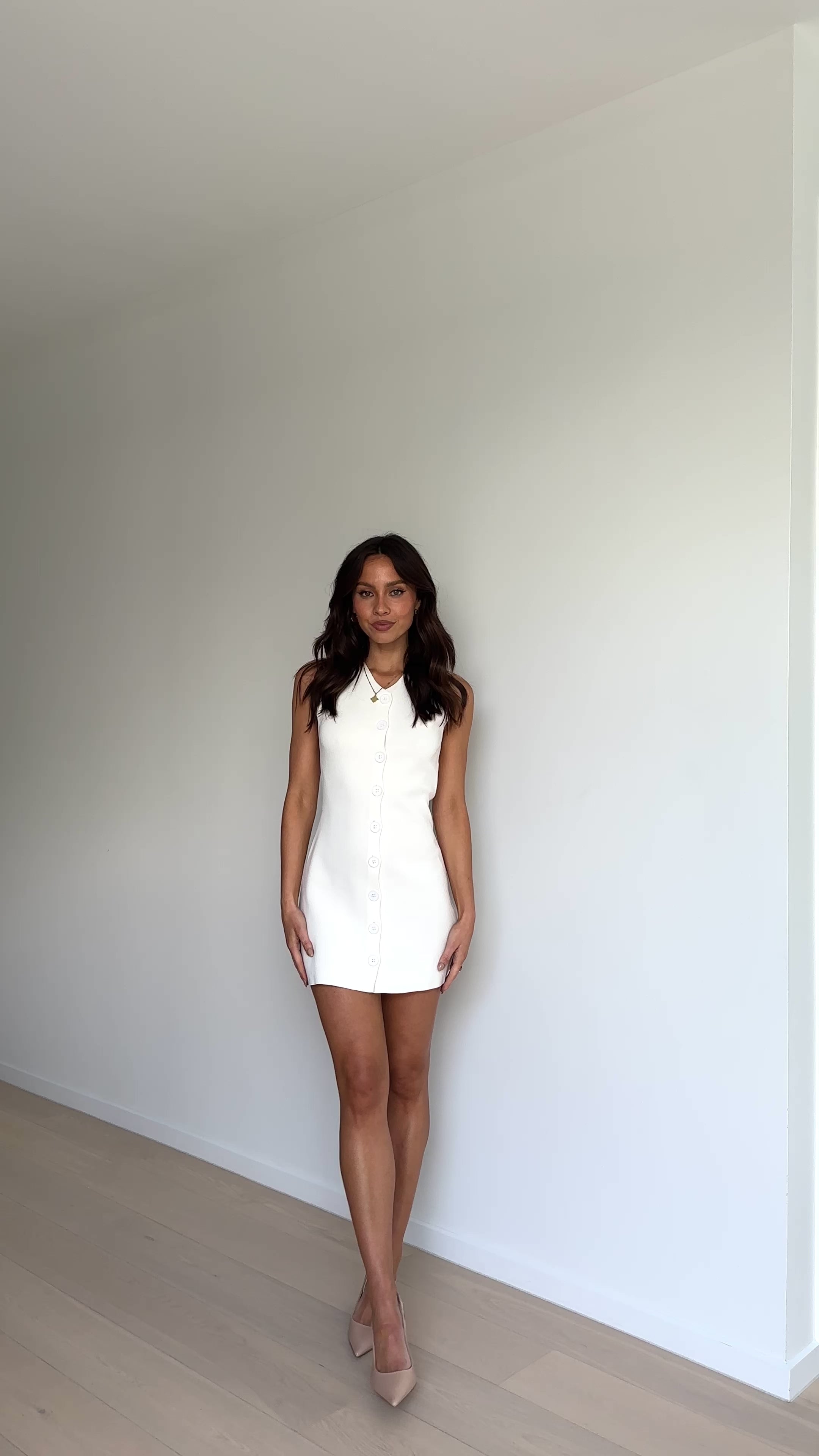 Alba Mini Dress - White