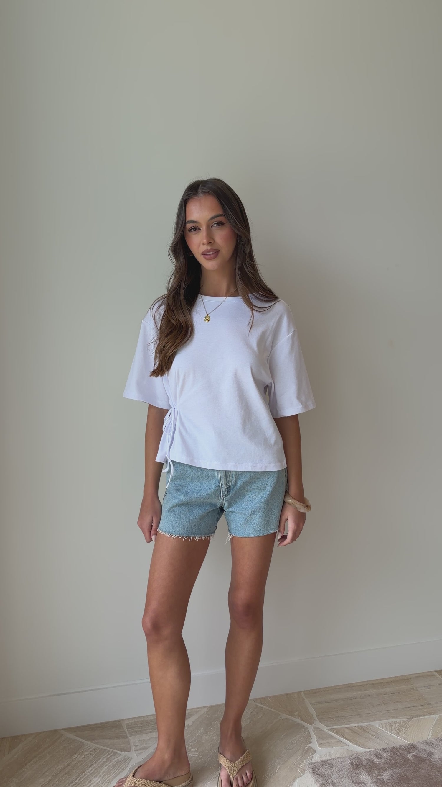 Madeline Top - White - Billy J