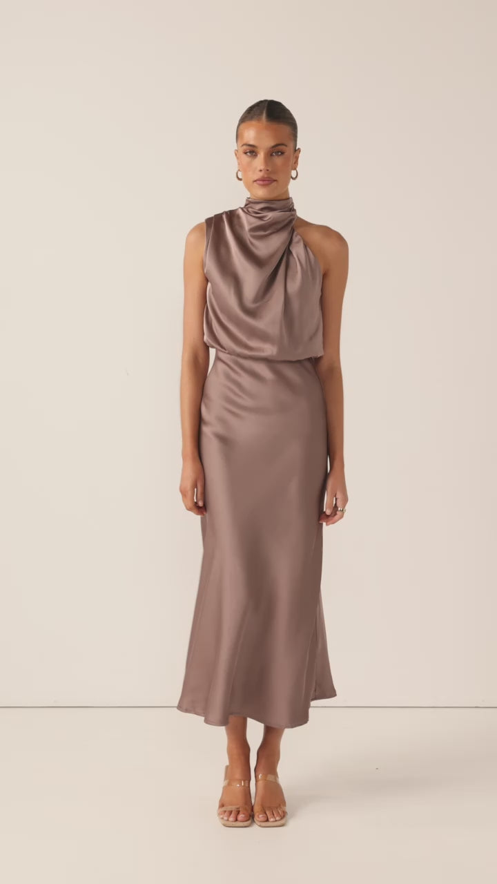 Esther Maxi Dress - Mushroom - Billy J