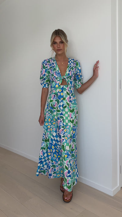 Load and play video in Gallery viewer, Morella Maxi Dress - Menorca
