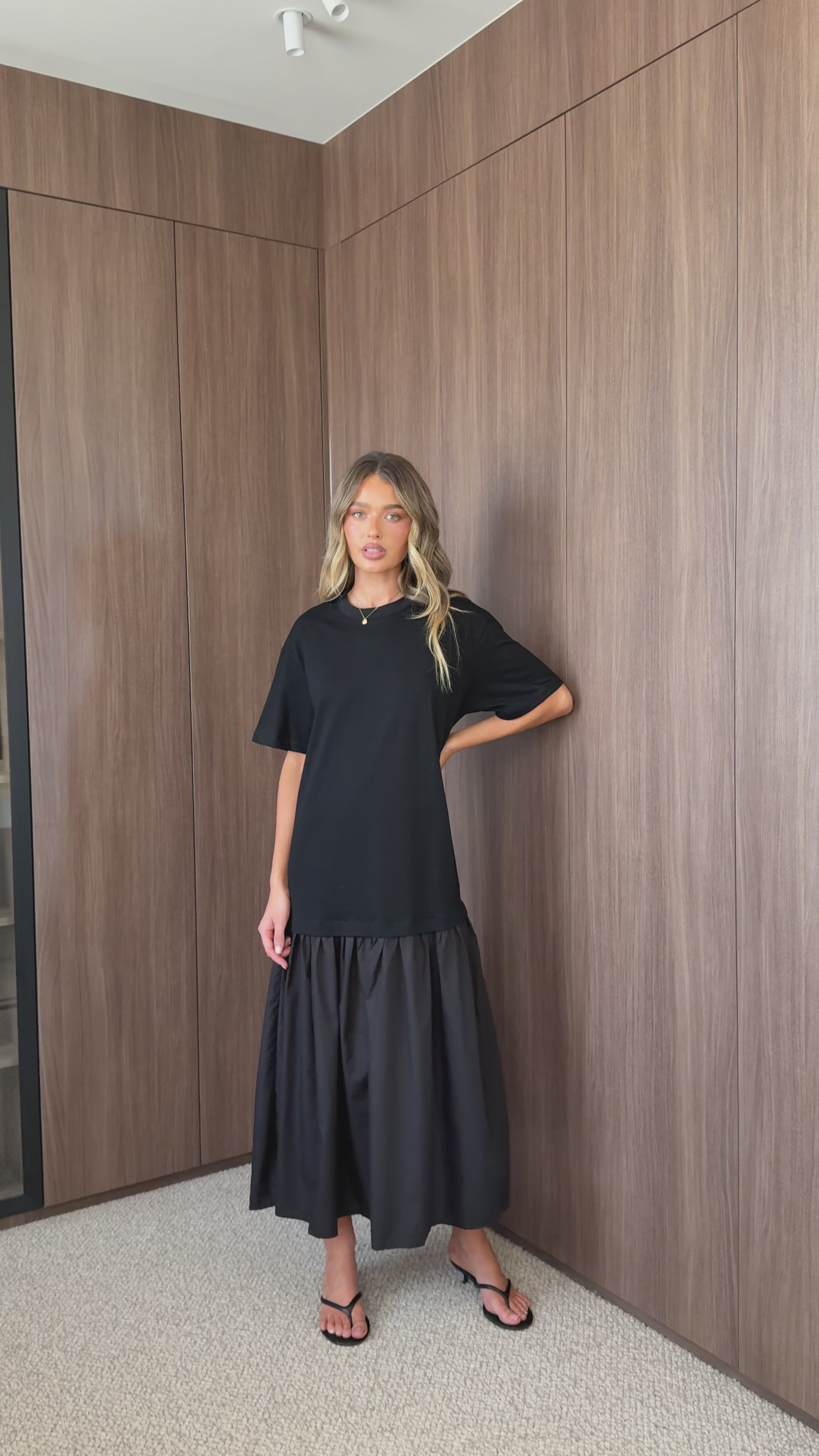 Jessie Maxi Dress - Black - Billy J