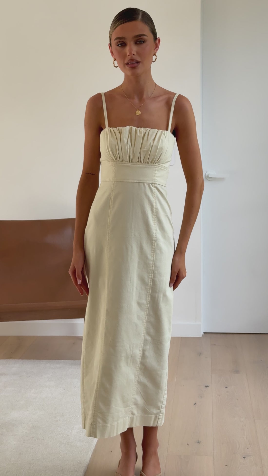 Kiara Maxi Dress - Cream - Billy J