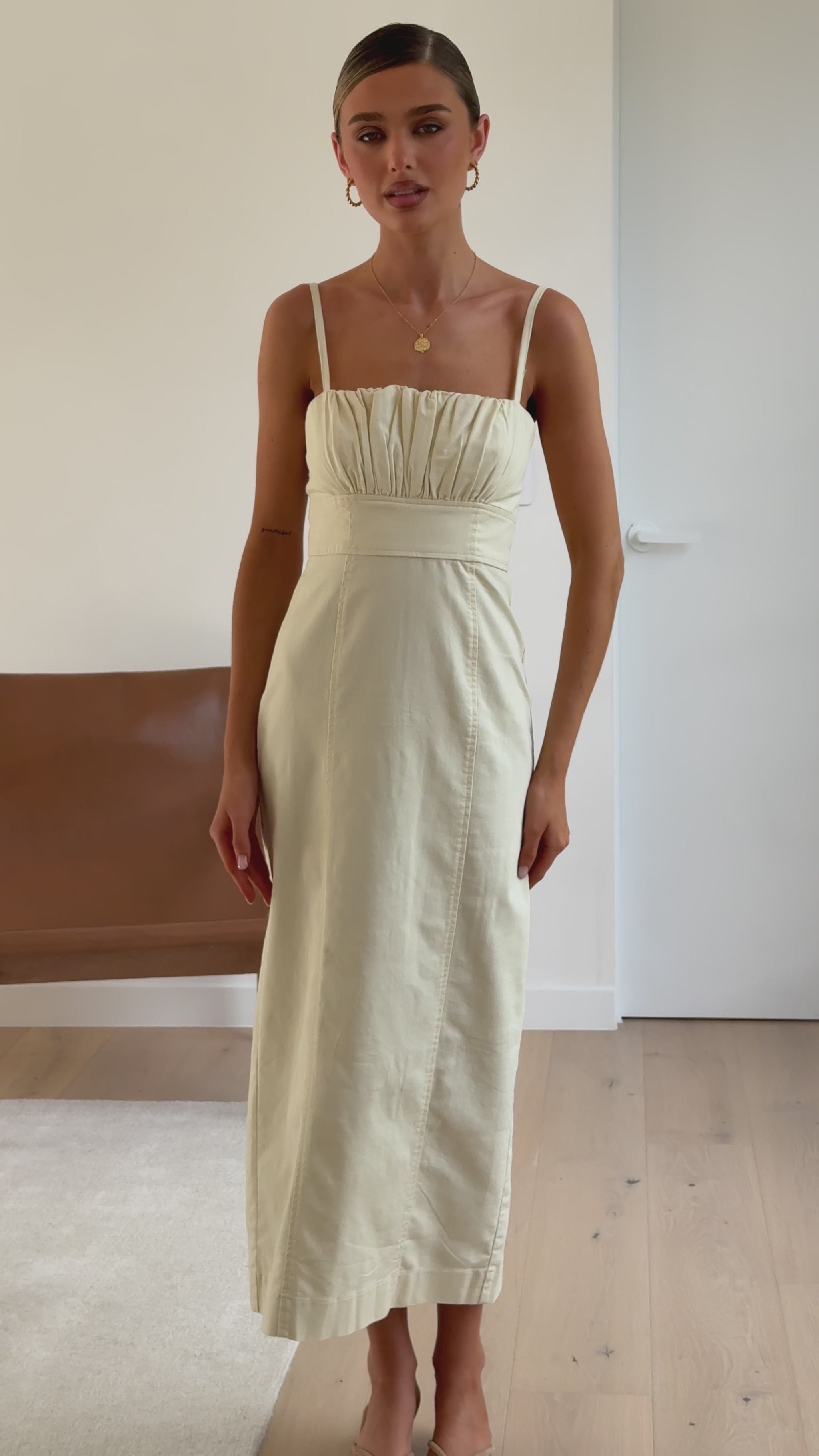 Kiara Maxi Dress - Cream - Billy J