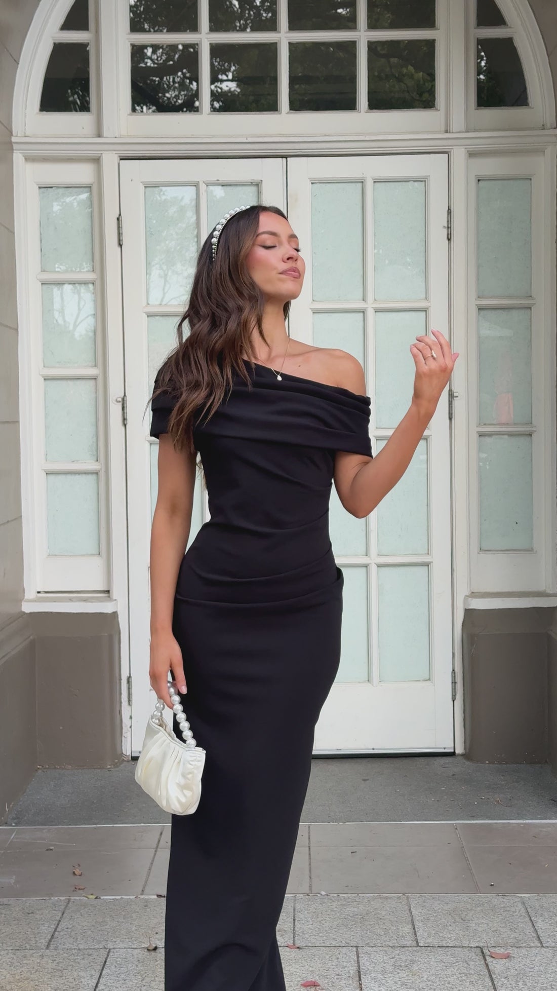 Telaia Maxi Dress - Black - Billy J