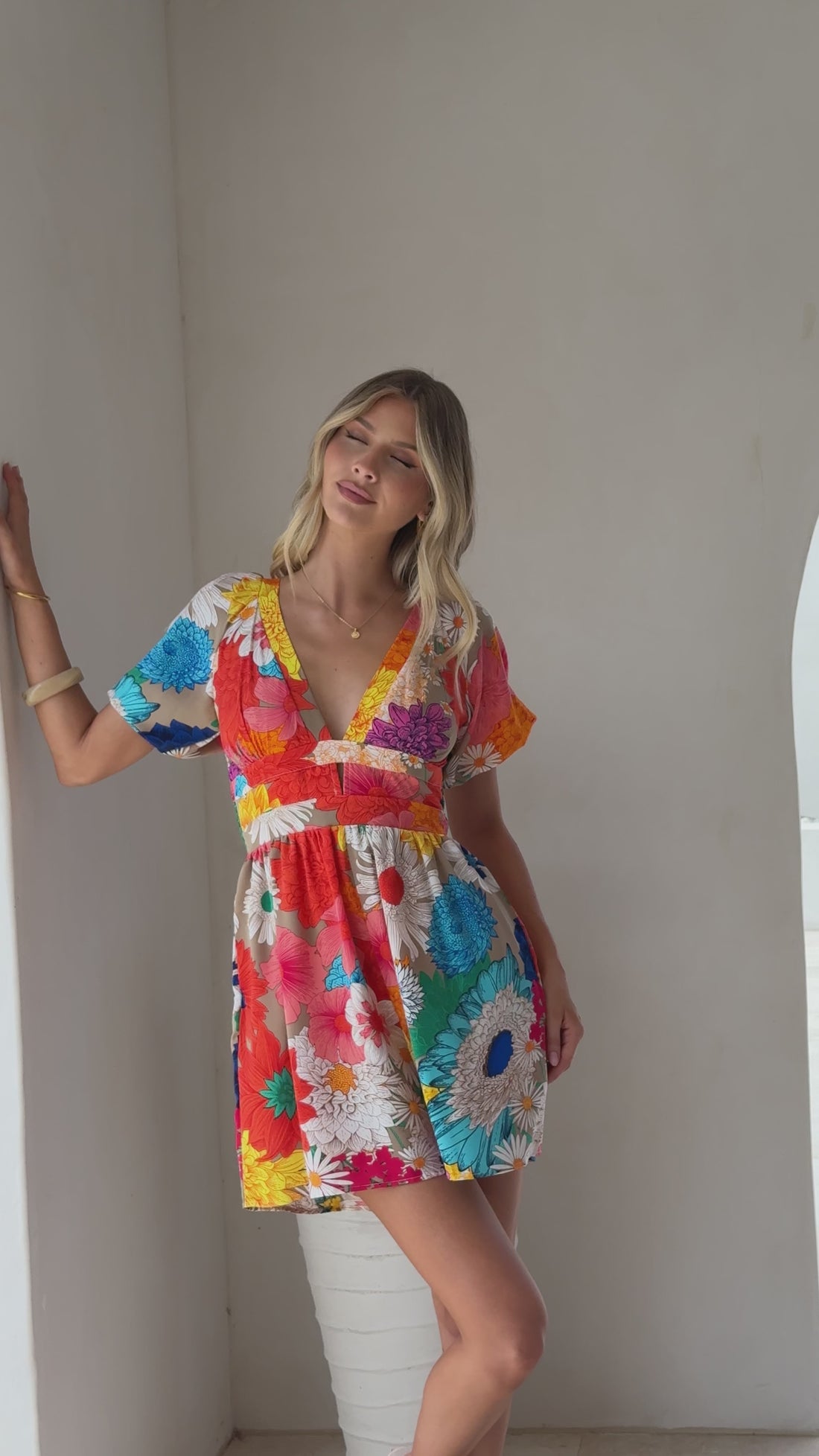 Baker Playsuit - Multi Floral - Billy J