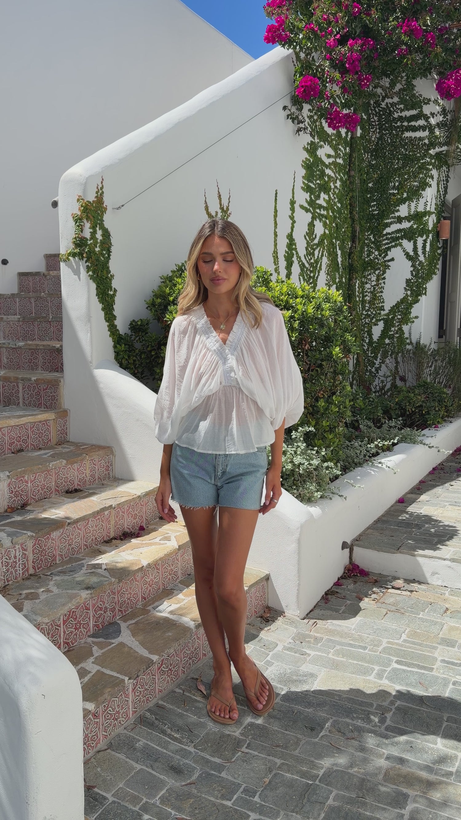 Sutton Top - White - Billy J