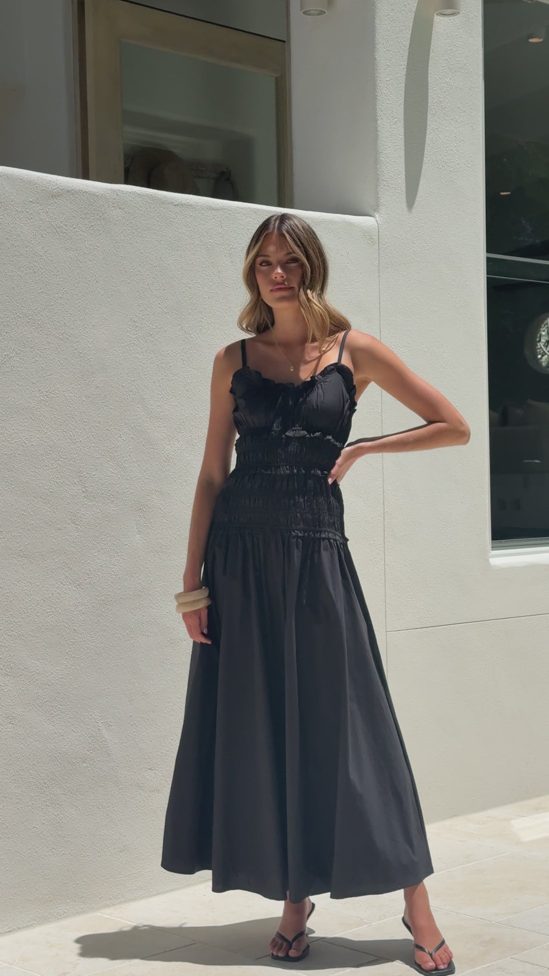 Vida Maxi Dress - Black - Billy J