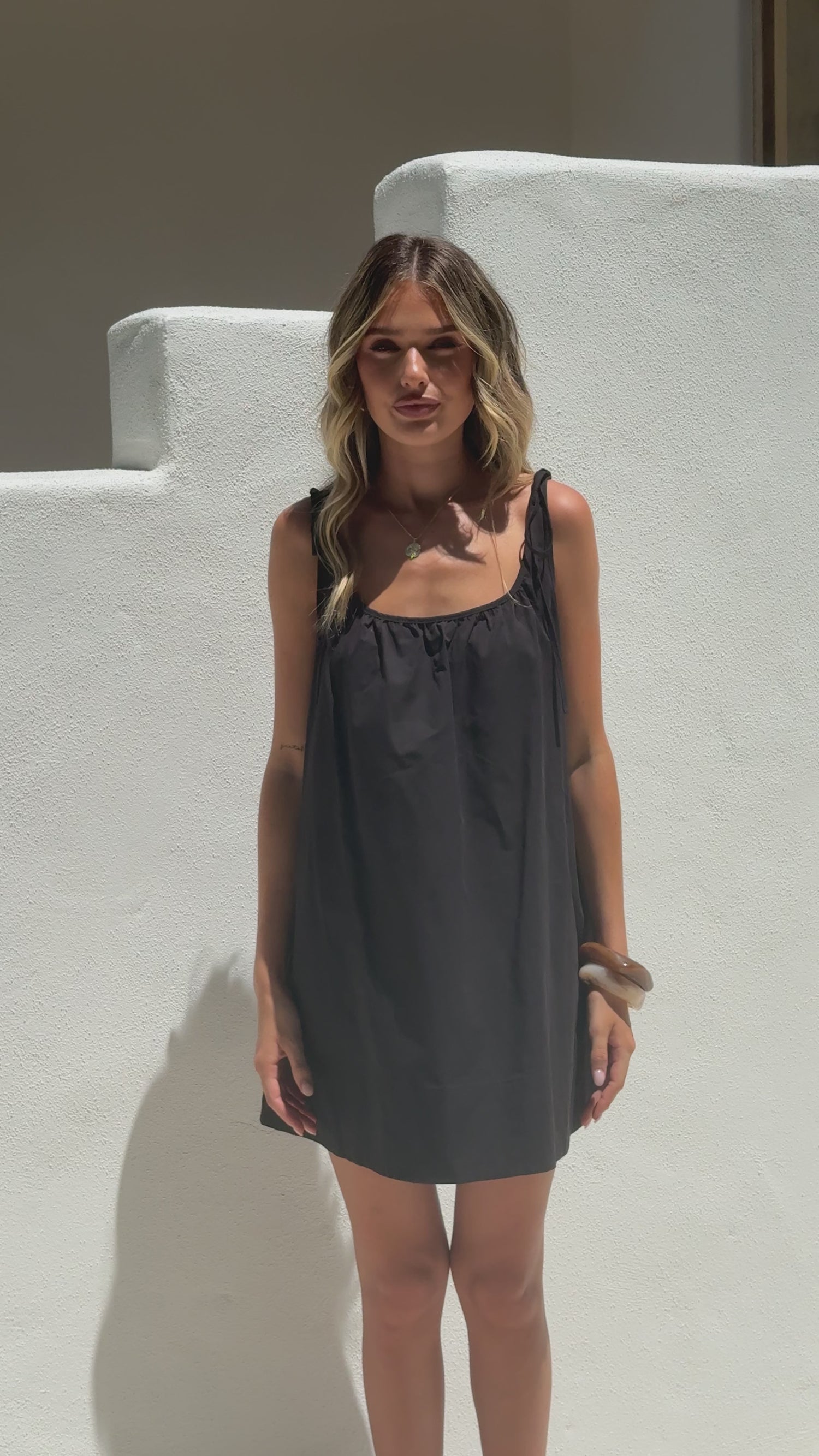 Maylie Mini Dress - Black - Billy J