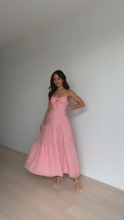 Load and play video in Gallery viewer, Cove Maxi Dress - Blush
