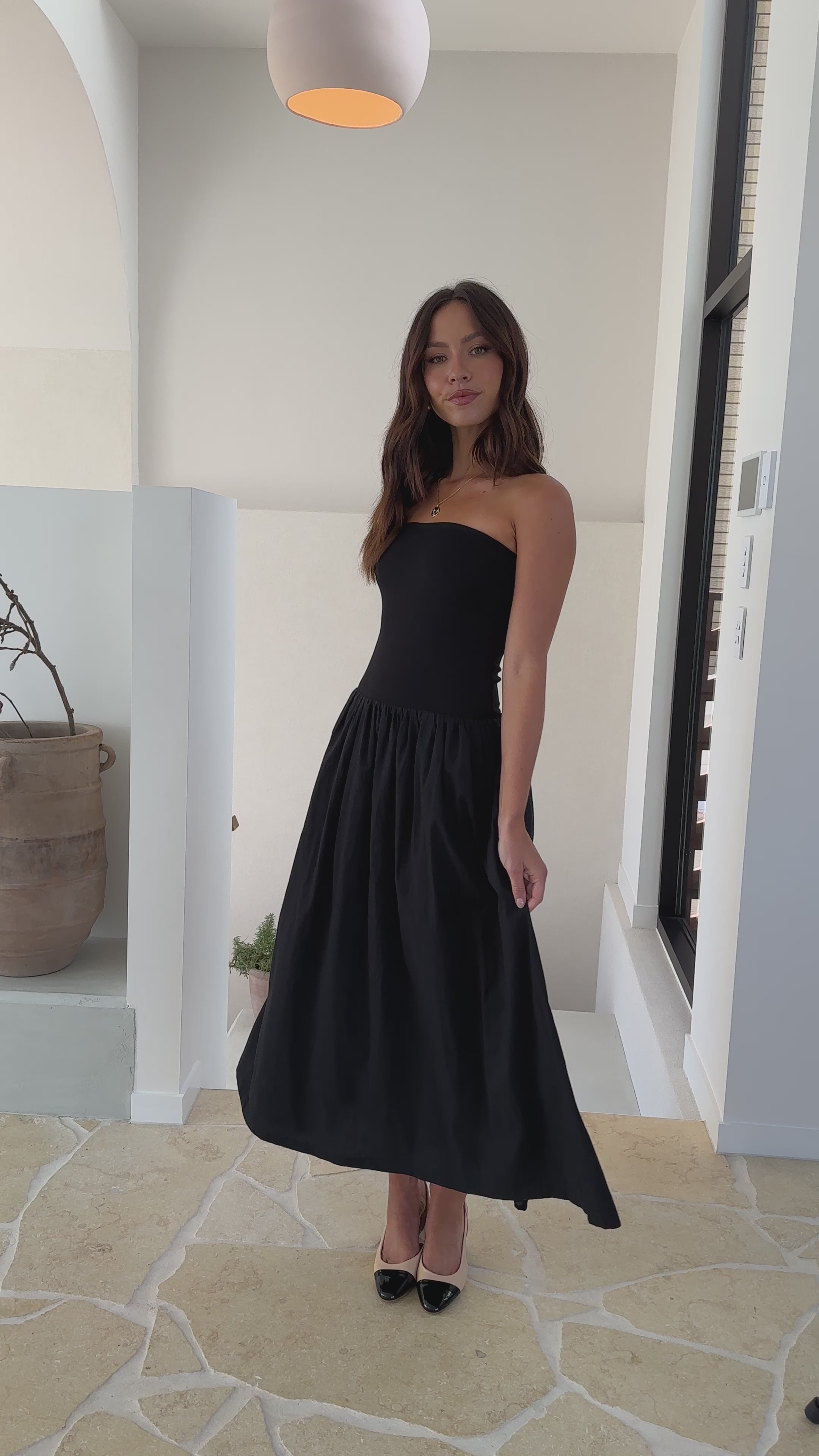 Kaja Maxi Dress - Black