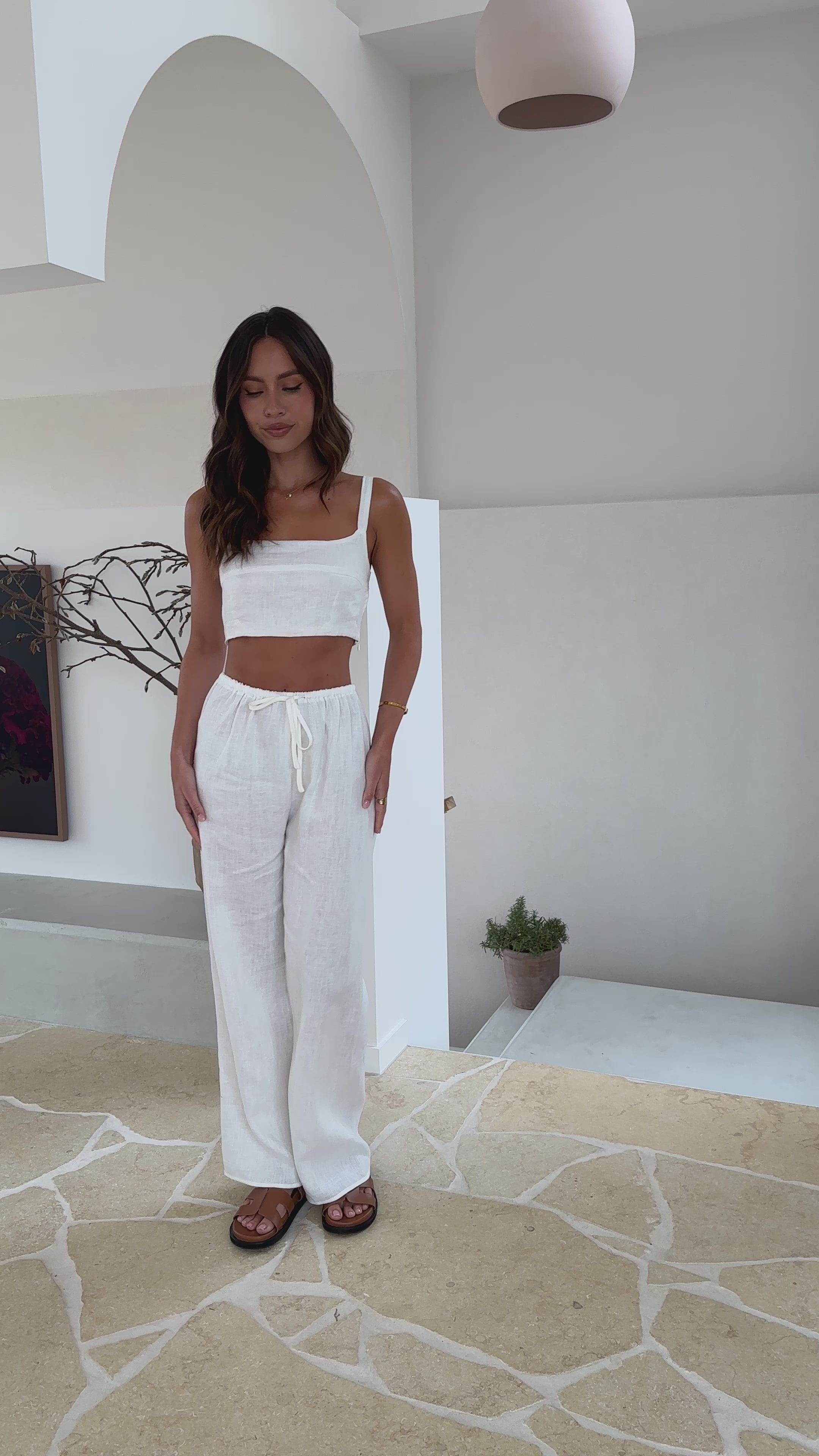 Maliena Pants - White