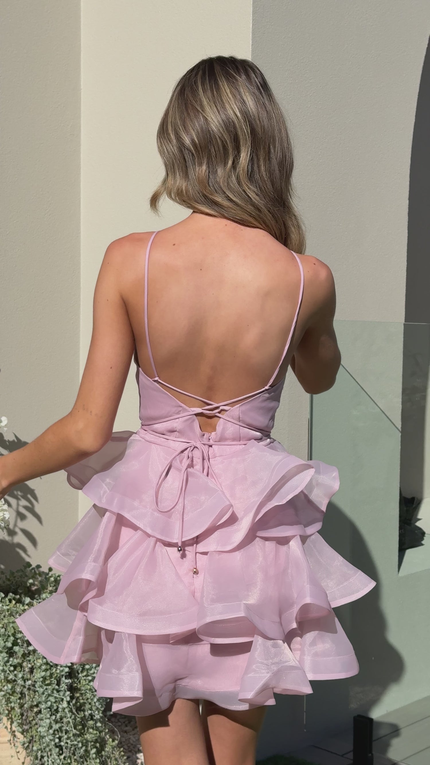 Soraya Mini Dress - Pink - Billy J
