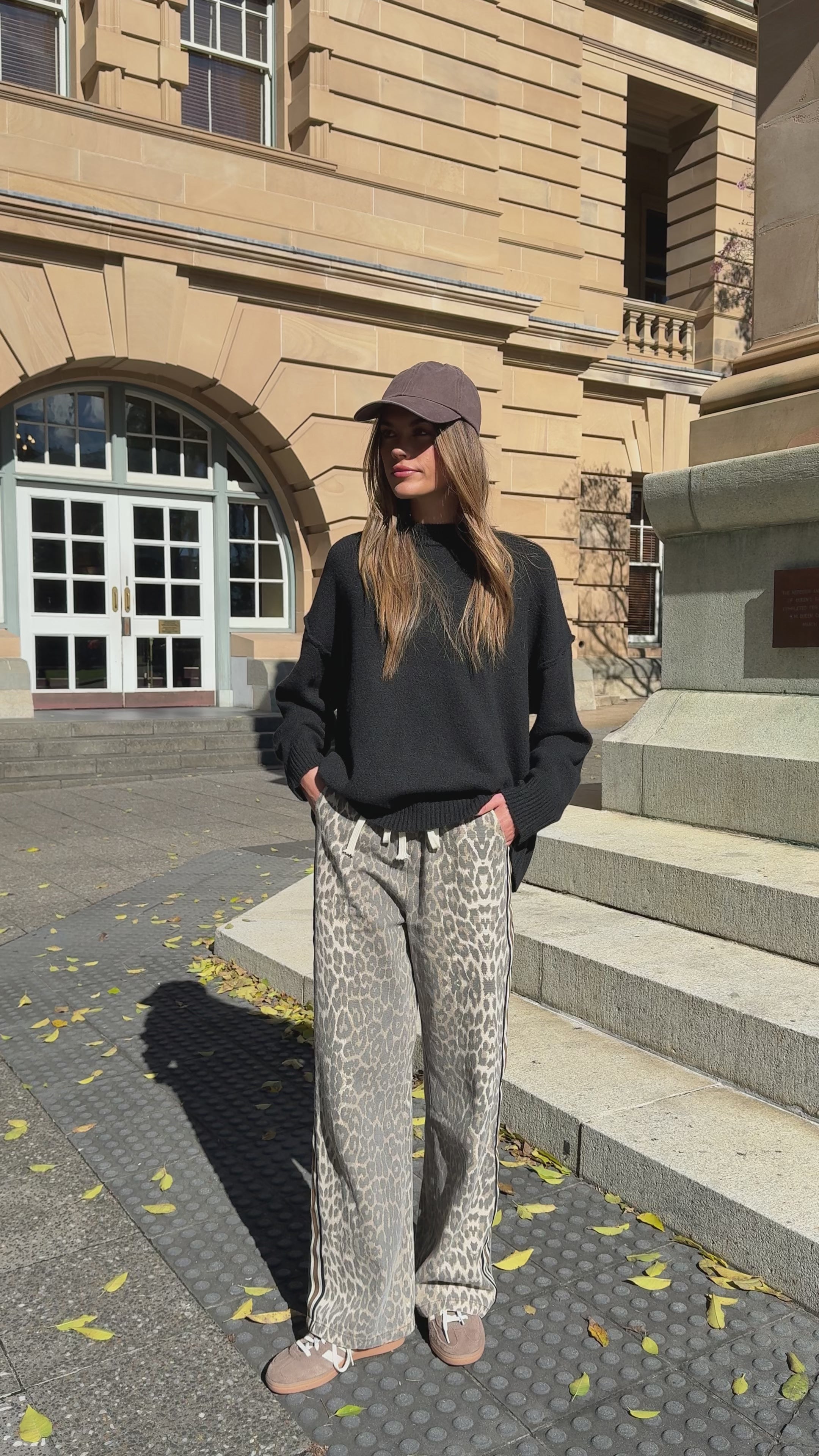 Load video: Haven Knit Sweater - Black - Billy J