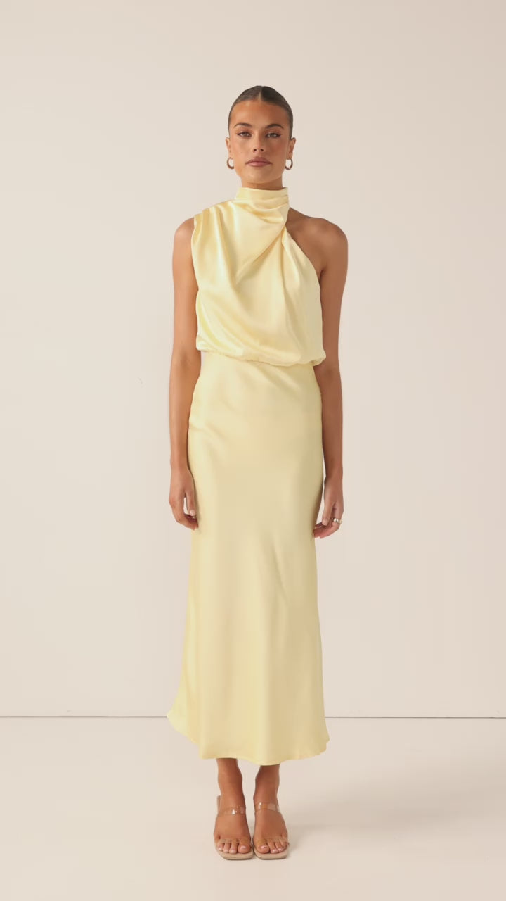 Esther Maxi Dress - Lemon - Billy J