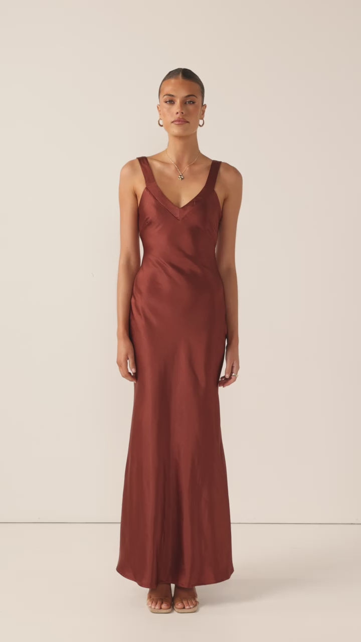 Andie Maxi Dress - Rust - Billy J
