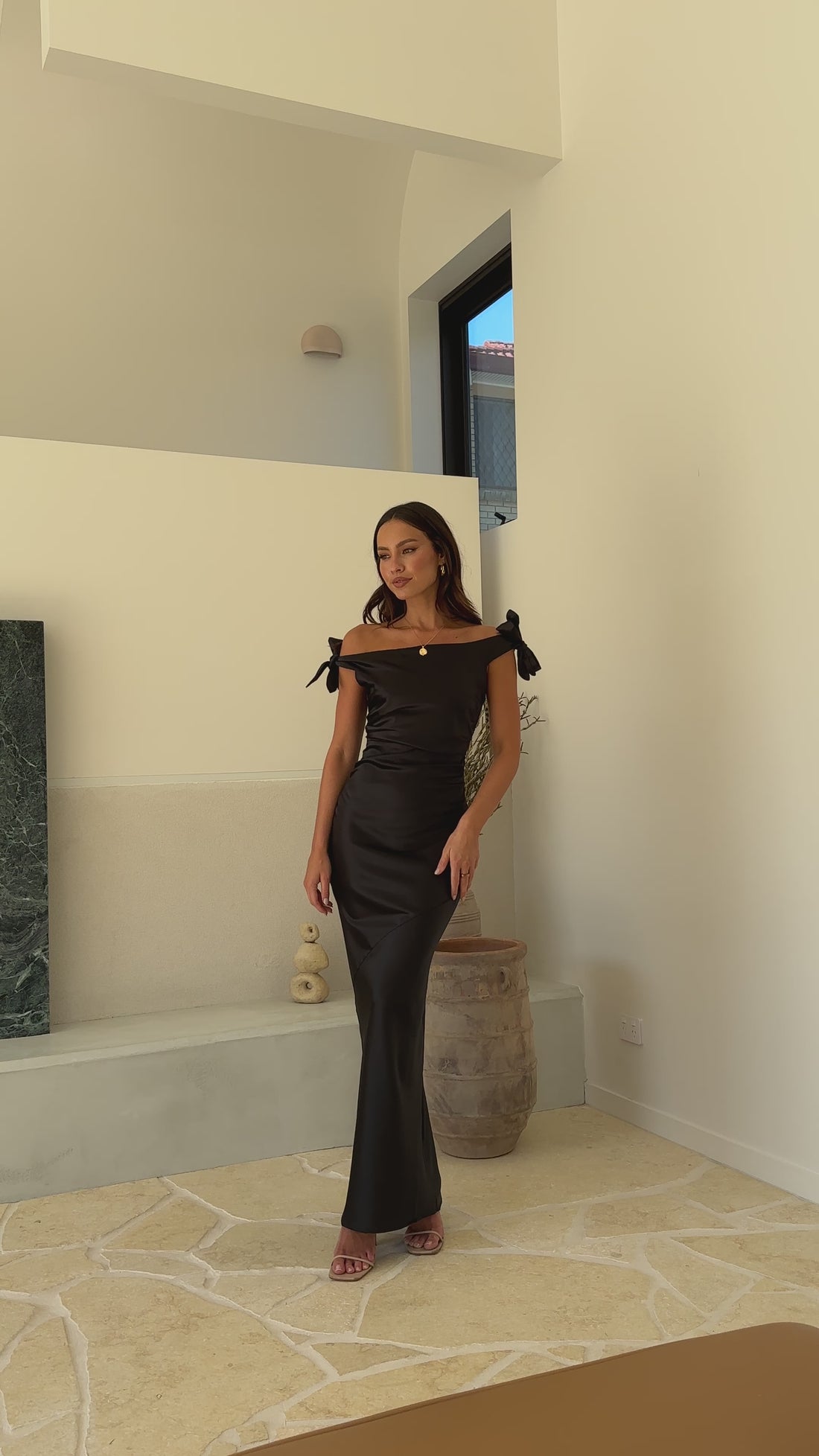 Frida Maxi Dress - Moonless Black