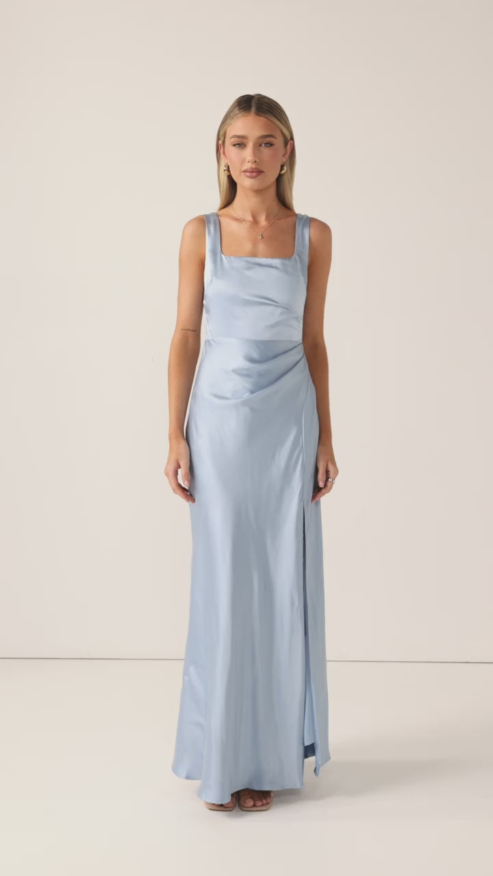 Load video: Alaria Maxi Dress - Blue