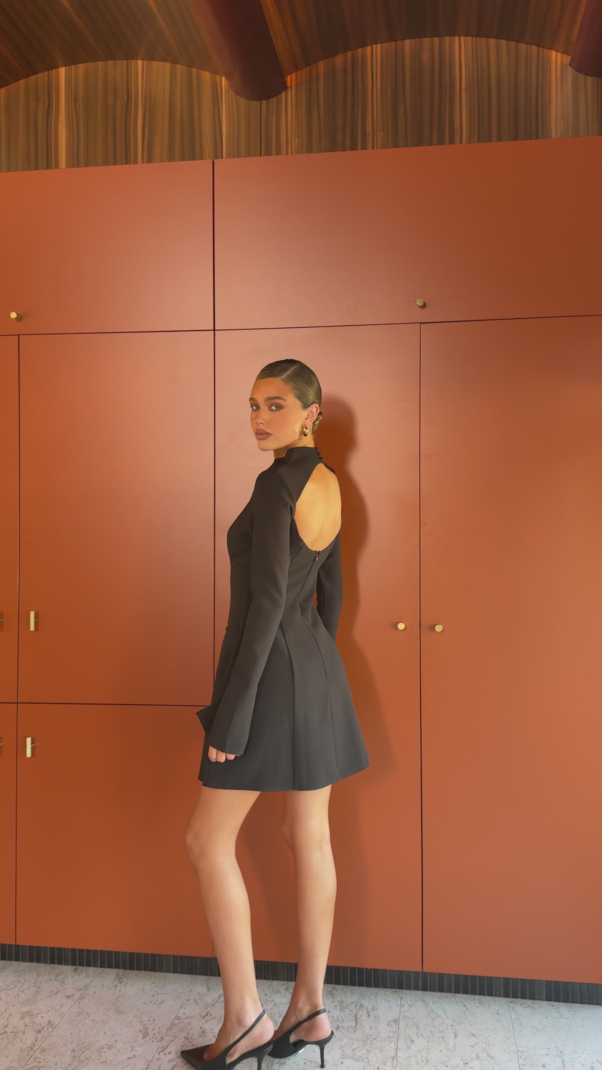 Leila Mini Dress - Black - Billy J