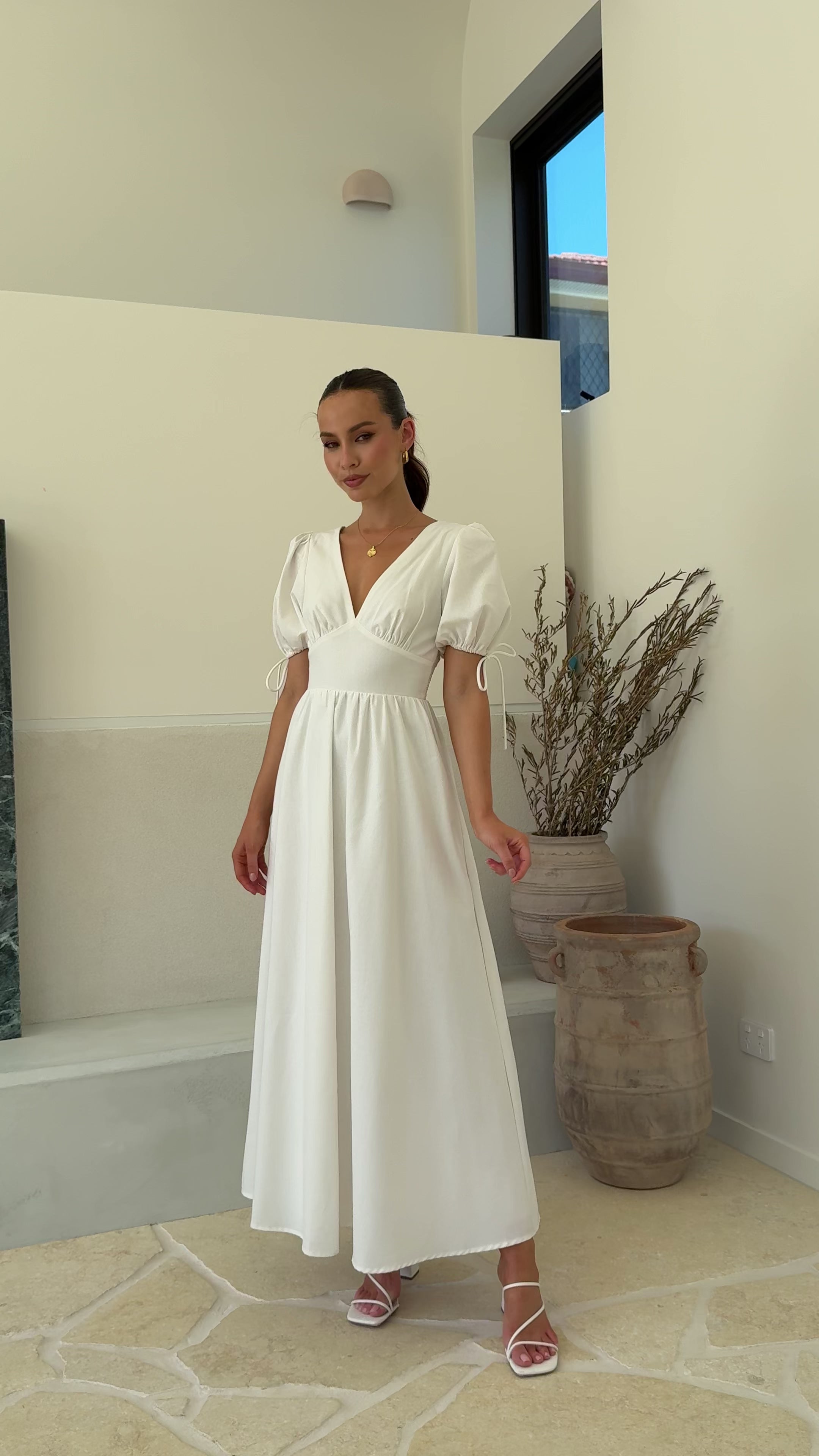 Sarai Maxi Dress - White