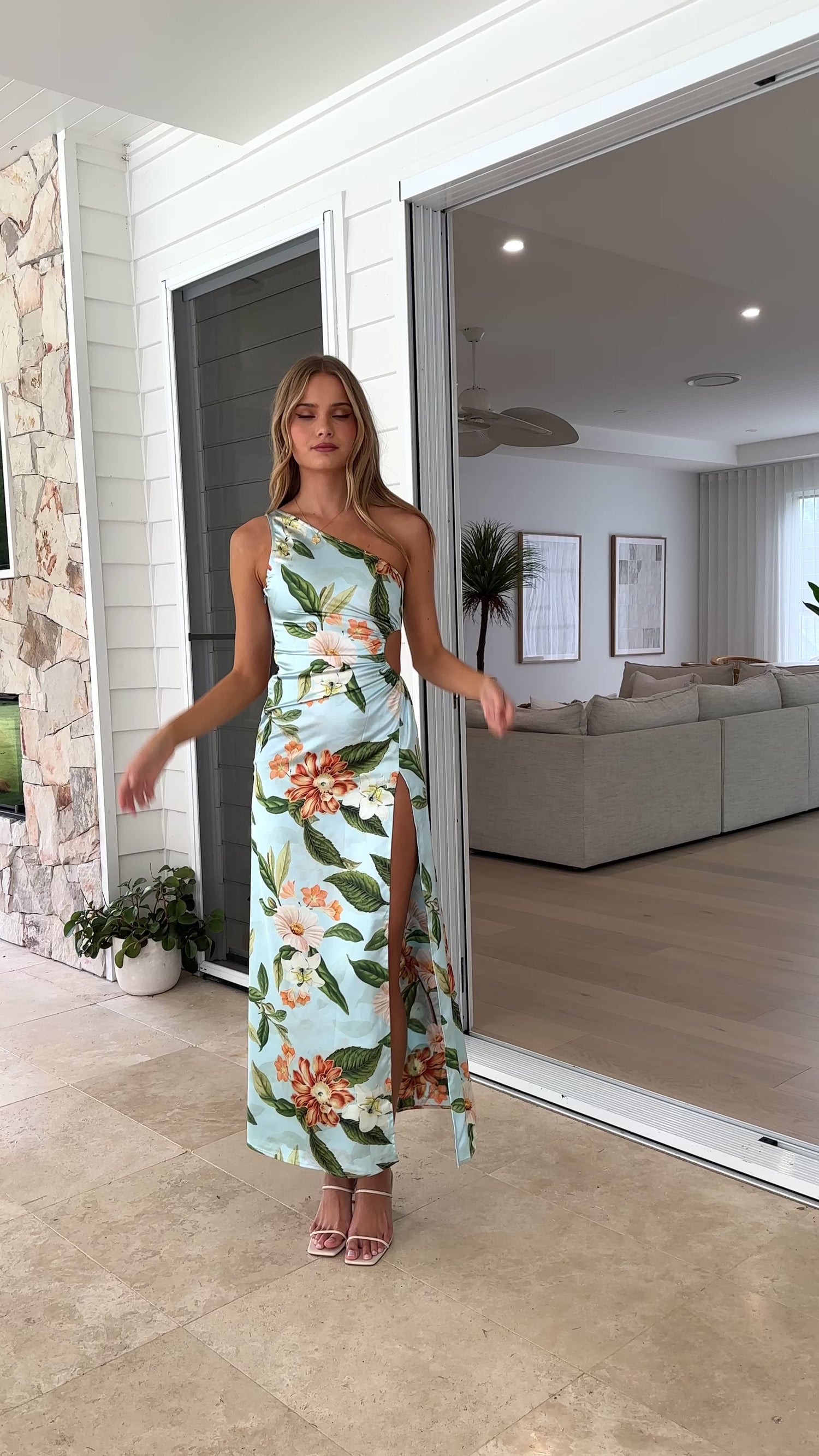 Barzilio Dress - Maiori Blue - Billy J