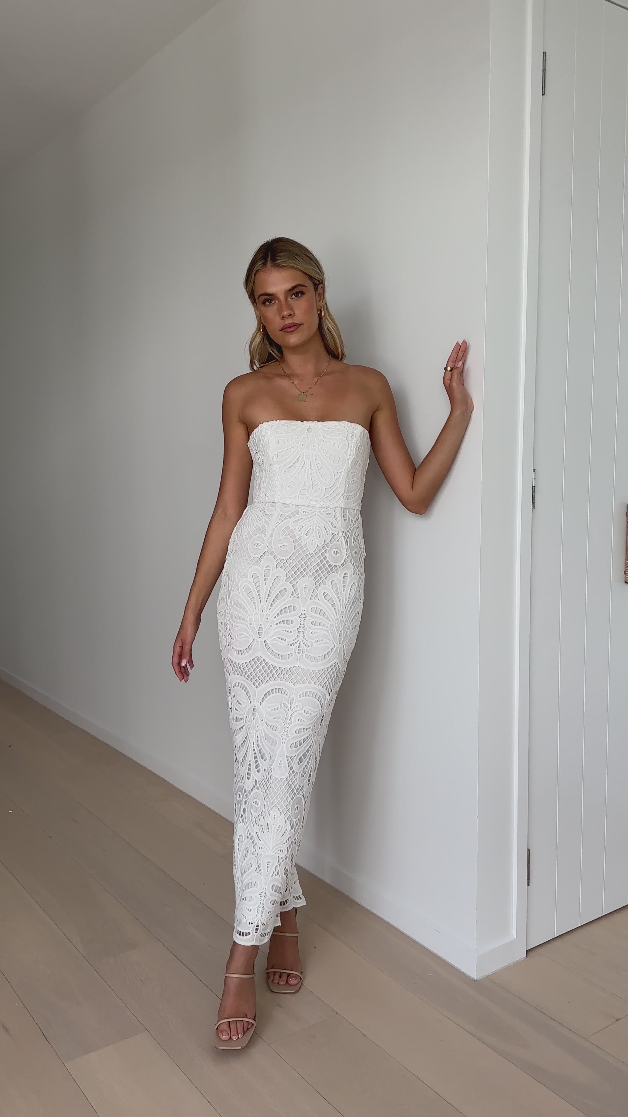 Marina Midi Dress - White