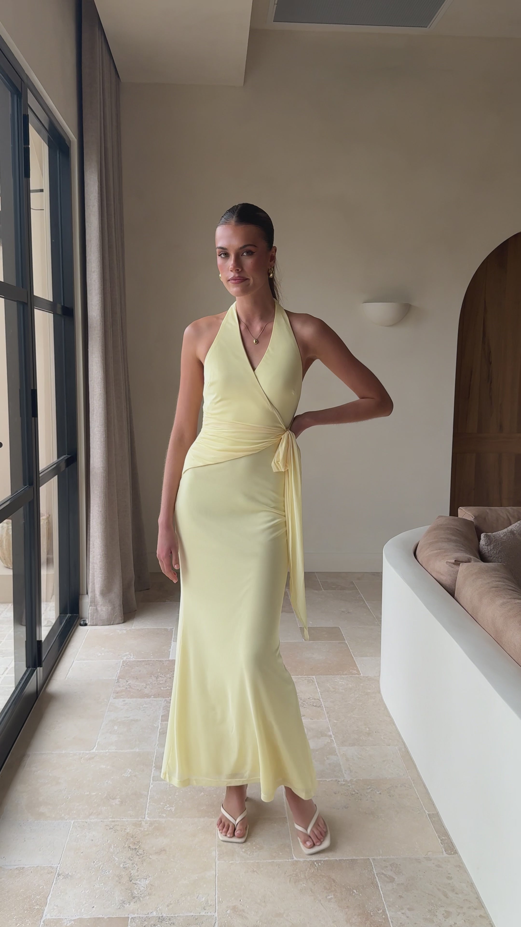 Load video: Joslin Maxi Dress - Butter - Billy J