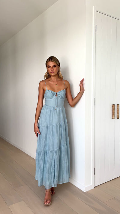 Load and play video in Gallery viewer, Cove Maxi Dress - Blue
